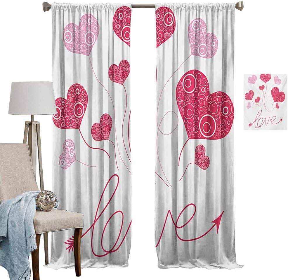 DRAGON VINES - Cortinas para barra de cortina de San Valentín con forma