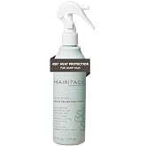 Hairitage Heat Protectant Spray for Hair - Up to 450 Degree Protection, Hydrates + Strengthens, Smooth + Shiny After Wet Styling, Blow Out for All Hair Types + Heated Styler Tools - 6 fl oz