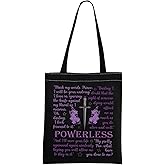 MNIGIU Powerless Book Inspired Gift Special Edition B-ook Gift P-owerless Tote Bag P-owerless Lovers Gi-ft For Bo-ok Nerds