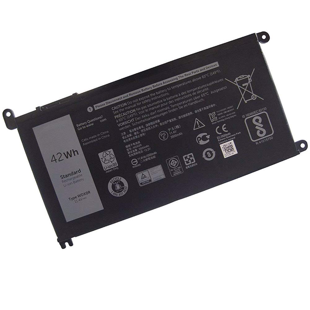 XITAIAN 11.4V 42Wh WDX0R WDXOR Replacement Battery for Dell Inspiron 15 5568 13 7368 Series