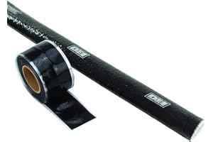 Design Engineering Fire Sleeve and Tape Kit 3/8" I.D. x 3ft – High-Temperature Heat Protection for Wires, Hoses, Cables, Tubing, and Electrical Components