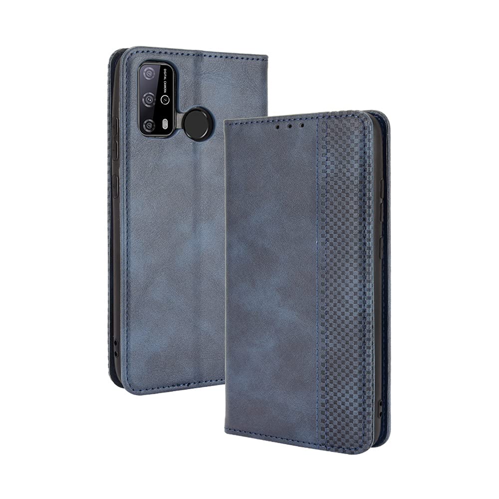 Oukitel C23 Pro Case [Wallet Case] [Kickstand] [Card Slots] [Magnetic Flip Cover] Compatible with Oukitel C23 Pro Smartphone(Blue)