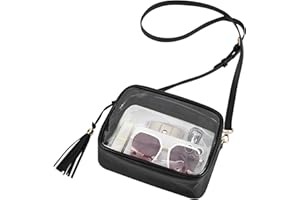 Busiuw Clear Bag Stadium Approved 12x12x6, Clear Purse for Women Clear Crossbody Bag for Stadium Concert Sport festivel
