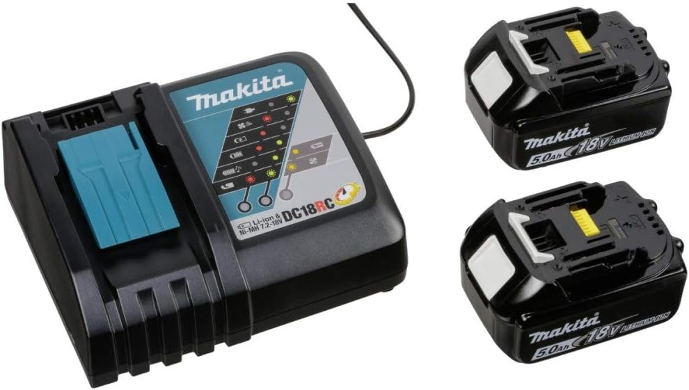 Makita DTD152RTJ 18V Li-ion LXT Impact Driver Complete with 2 x 5.0 Ah Batteries and Charger Supplied in a Makpac Case - Image 5