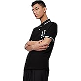 Armani Exchange Mens Embroidered Icon Logo Polo