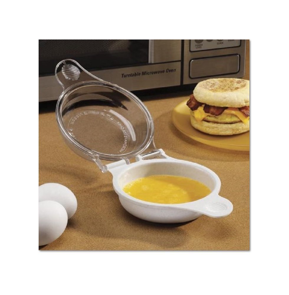 Old Home Kitchen Microwave Egg Cooker/Poacher, Easy Scrambled Omelet Maker, Breakfast Cookware