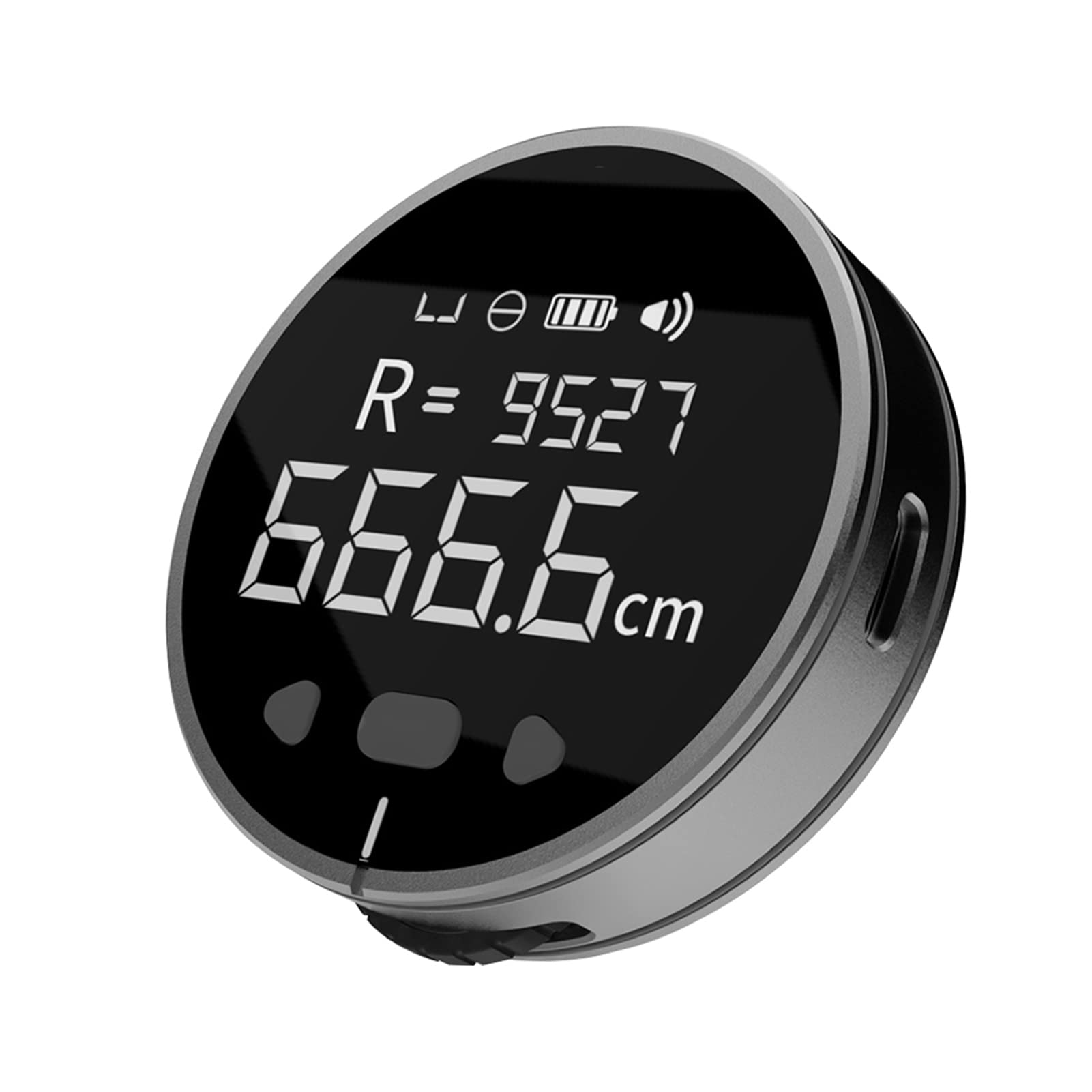 VISLONE Digital Tape Measure Electronic Ruler 8 in 1 Handheld Range Finder 324 Ft Length Measuring Tool LCD Type-C Rechargeable for Flat Curved Diameter Odd Shape High Precision Length Measuring Tool