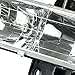 Auto Dynasty Headlights Assembly Compatible with 1994-1998 Chevy C10 Silverado Tahoe Suburban C/K 1500 2500 3500 Blazer, 8Pcs Halogen Headlamps Replacement w/Bumper & Corner Lamps, Chrome Housing