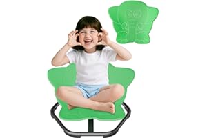 Pterying Spinning Chair for Autistic Kids, Sit and Spin, Sensory Toys for Kids with Autism, Toddlers & ADHD Children, Sensory Products Swivel Chair, Dark Green