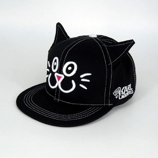 Baseballmütze Mit Katzen Ohren - Einstellbare Snapback Cap Mit Stickerei