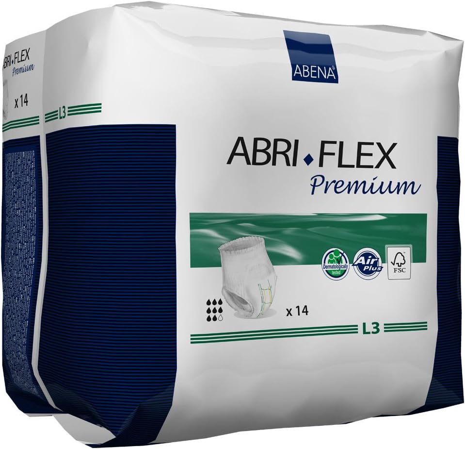 Abena Abri-Flex Premium Pull-Ons, Size Large L3, Case/84 (6/14s): Health & Personal Care