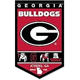 Georgia Bulldogs Heritage History Banner Pennant