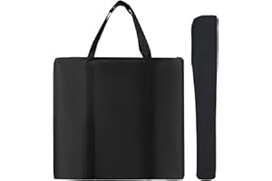 LWFCOEE Dog Playpen Storage Bag, 24/32/40 Inch Waterproof Heavy Duty Fence Travel Bag with Handle for RV Trip, Fits 8 Panels Dog Pen and 9 Stakes, 25.5"x25.2"x6.5"