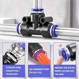 Bwintech 46 Pcs Pneumatic Push to Connect Fittings 4-8mm Set 0-8 bar view 4