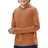 Haloumoning Boys Athletic Hoodies Youth Raglan Long Sleeve Pullover Hoodie Sweatshirts with Thumbhole 5-14 Years