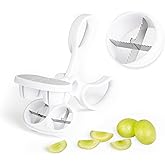 Ubbi Dual Grape Cutter for Toddlers & Kids, Stainless Steel Blade, Fruit and Vegetable Slicer, Safe and Easy to Use