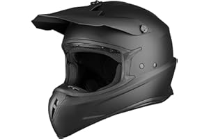 Favoto Adult Dirt Bike Helmets - DOT Approved Lightweight Motocross/ATV/UTV Helmet for Men Women, with Removable Visor and Washable Padding