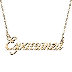 HUAN XUN Customized Custom Simple Any Name Necklace