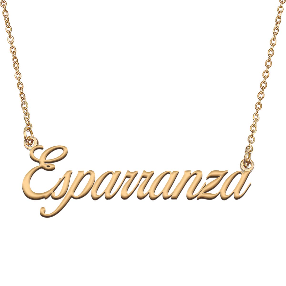 HUAN XUN Customized Custom Simple Any Name Necklace