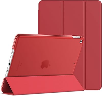 JETech Case for iPad 9/8/7 10.2 inch Auto Wake Sleep Red