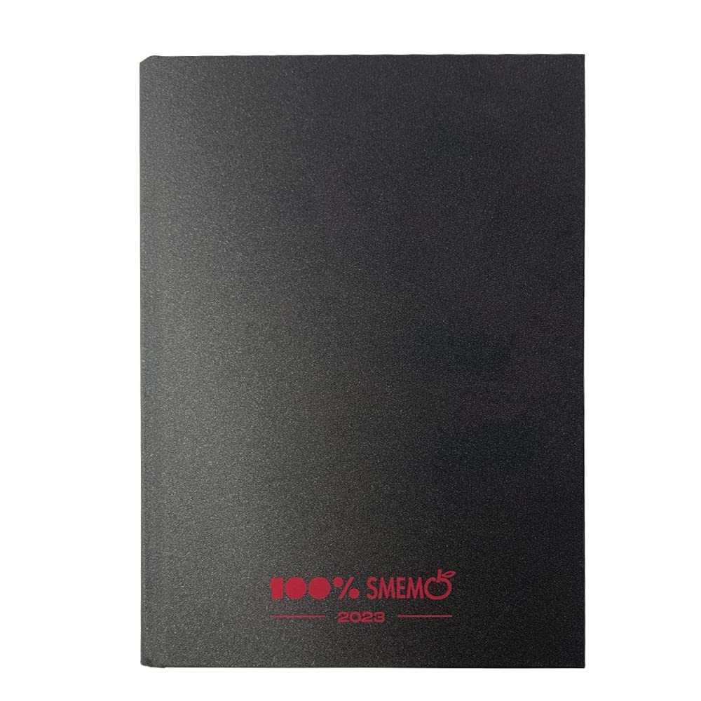 Smemoranda Planet Special Edition School Diary 2022-2023, 16 Months, September 22 - December 23, School Diary with Sticker, 544 Pages, Hardcover, Large Size 13 x 17.8 cm, Black