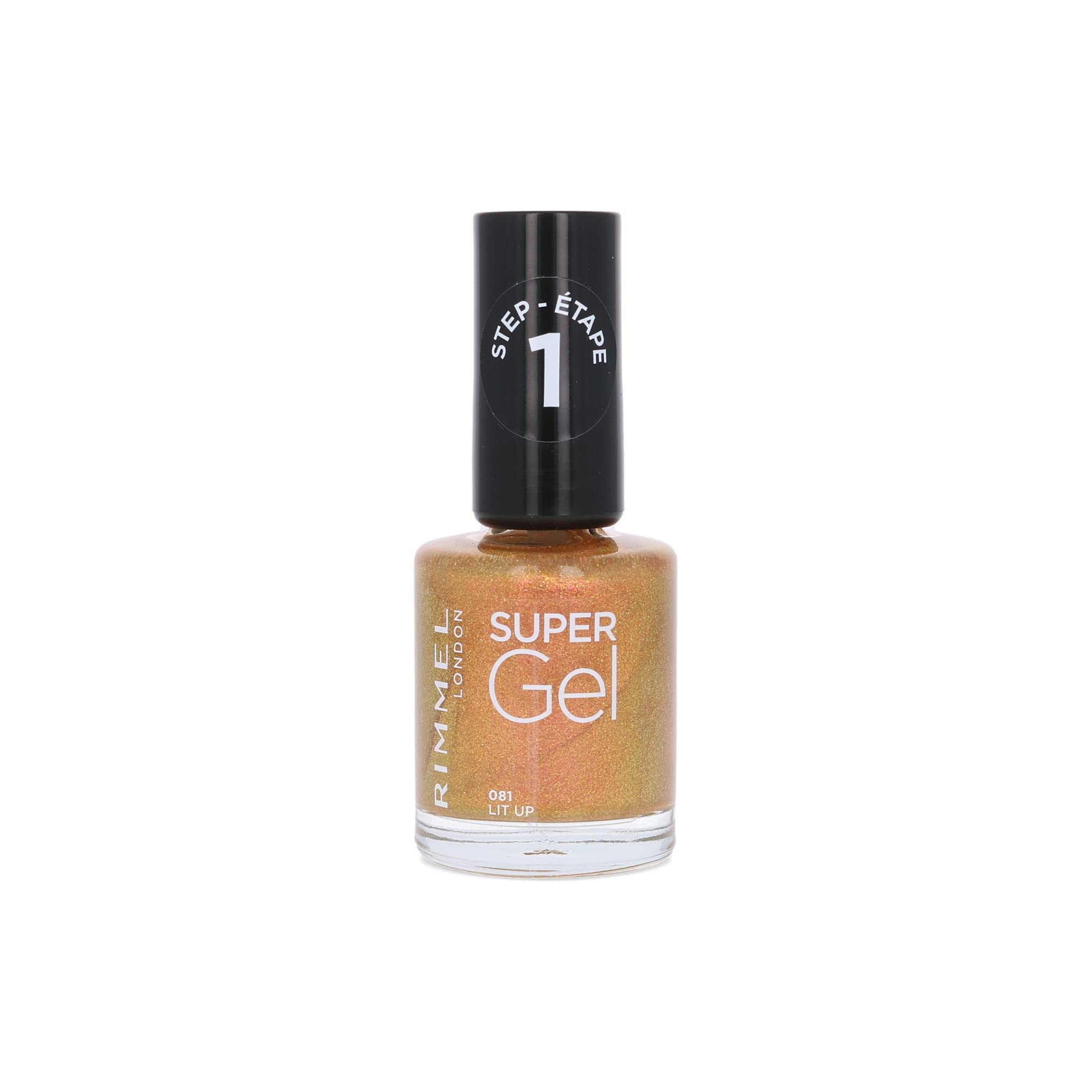 Rimmel Super Gel 12Ml Nail Polish Lit Up 081, (Pack of 1)