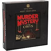 Talking Tables Reusable Murder Mystery Dinner Party Game Kit, Circus Themed Murder Mystery Game for Adults Hilariously Good Fun, Ideal for Halloween Parties Christmas New Years 3 Alternative Endings