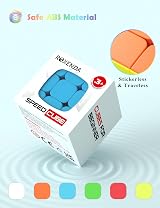 ROXENDA 3x3 Speed Cube Stickerless Frosted ABS Fast Turning Puzzle view 4