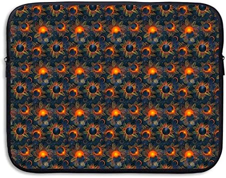 Moon Sun Flower Laptop Sleeve Case Bag Cover For 13-15 Inch Notebook Computer