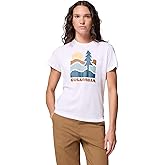Columbia Womens Ruby Springs Graphic Fitted Short Sleeve