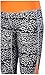 Nike Women's Racer Leopard Print Running Crops, White/Bright Citrus, XS