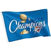 Desert Cactus Oklahoma City Thunder Flag NBA 100% Polyester Indoor Outdoor 3x5 feet National Basketball Association Team Flags (Flag 2025 Championship)