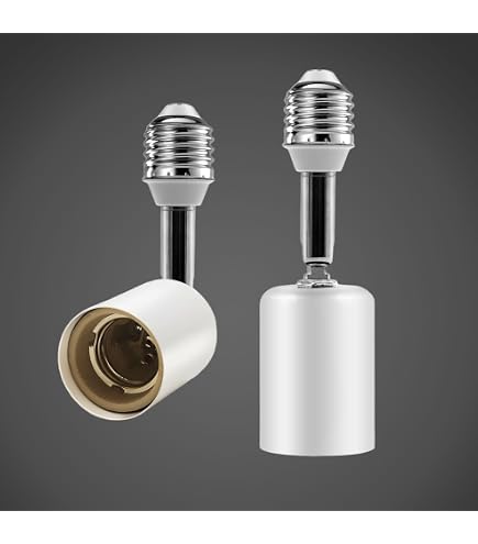 Satco SF77–608 Einbauleuchten-Verlängerung – Flexibler Sockel Für Spotlights, 12,7 Cm Verlängerung