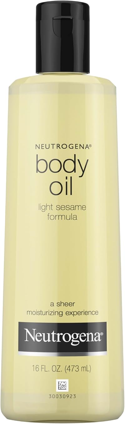 Neutrogena Lightweight Body Oil Dry Skin Sheer Moisturizer Light Sesame 16 fl oz