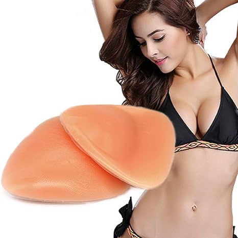 Songwin BH Insert Pads,Silikon BH Einlagen Push up Bra Einlagen Brust Vergrößerung für Badeanzug und Bikini.