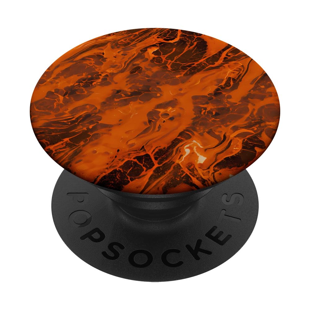 Abstract Orange Pattern #025 PopSockets Swappable PopGrip