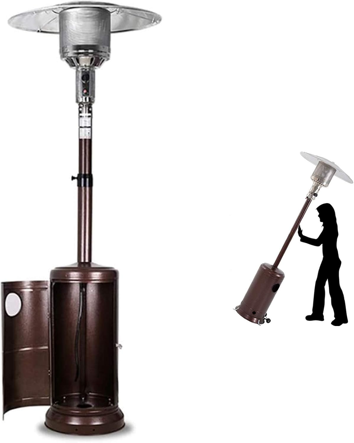 LIN· Calentadores De Propano para Patio, Calentador De Terraza con