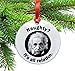 Einstein Funny Ceramic Ornament. Naughty? It's all relative.