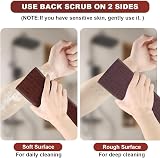 URAQT Exfoliating Back Scrubber 37 Inch Bath Body Brush with Handles view 5