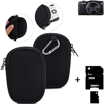K-S-Trade® Funda Protectora De Neopreno para Cámara Compacta Canon ...