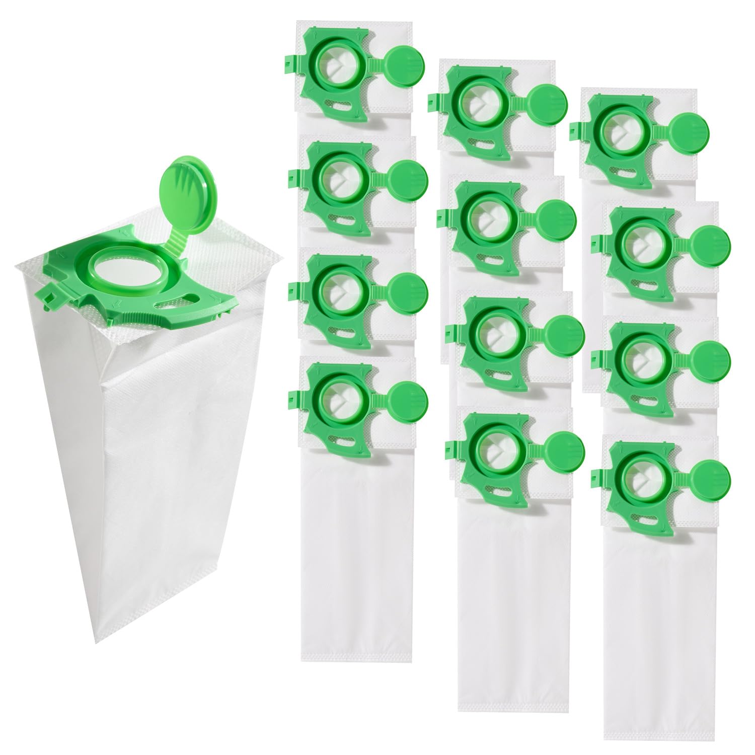 Photo 1 of CF Clean Fairy 12Pack Vacuum Bags Compatible With Windsor Axcess 12" 15" Upright Vacuums And Sebo Felix 1,2 Premium & 4 Kombi Replacement for 7029ER 86333980 Filter Bag