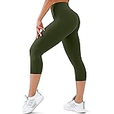USAUPUP High Waisted Leggings for Women Buttery Soft Full Length Capri Workout Yoga Pants