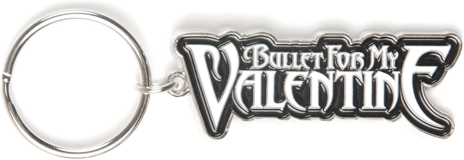 Bullet For My Valentine Logo Metal Key Chain Silver