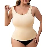 Tummy Control Shapewear for Women No Show Slimming Tank Top Seamless Camisole Tops Soft Cami Shapewear for Women