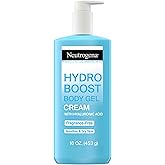 Neutrogena Hydro Boost Body Moisturizing Gel Cream with Hyaluronic Acid, Non-Greasy & Fast Absorbing, Lightweight Hydrating Body Lotion for Normal to Dry Skin, Fragrance-Free, 16 oz