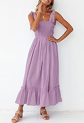 ZESICA Women's 2024 Summer Boho Spaghetti Strap