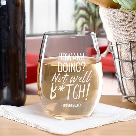 real housewives of wine glasses