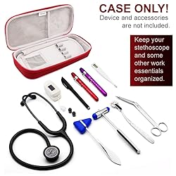 PROHAPI Hard Stethoscope Case, Large Stethoscope