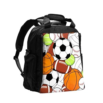 basketball diaper bag