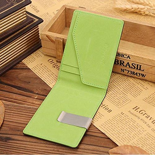 Mens Leather Magic Credit Card ID Holder Money Clip Wallet Purse Coin Pocket by Celucke